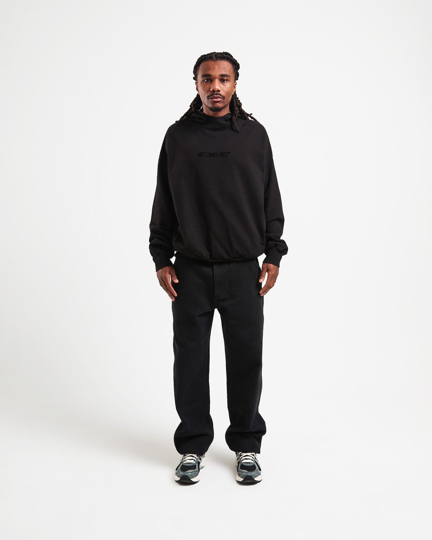 ACT TEXT OVAL HOODIE