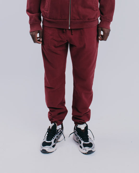 HEAVYWEIGHT SWEATPANT - BURGUNDY