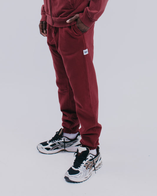 HEAVYWEIGHT SWEATPANT - BURGUNDY