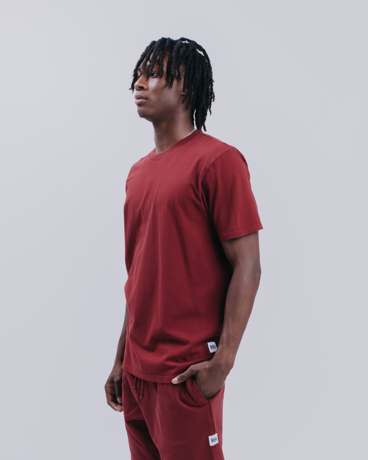 PREMIUM S/S TEE - BURGUNDY