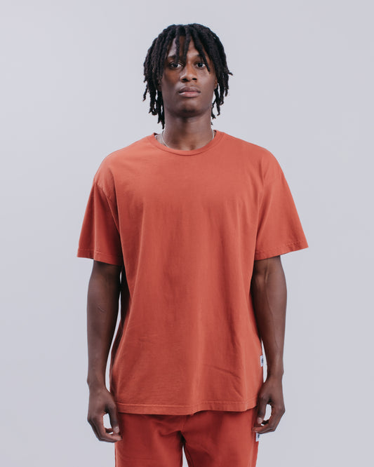 DROP SHOULDER S/S TEE - RUST