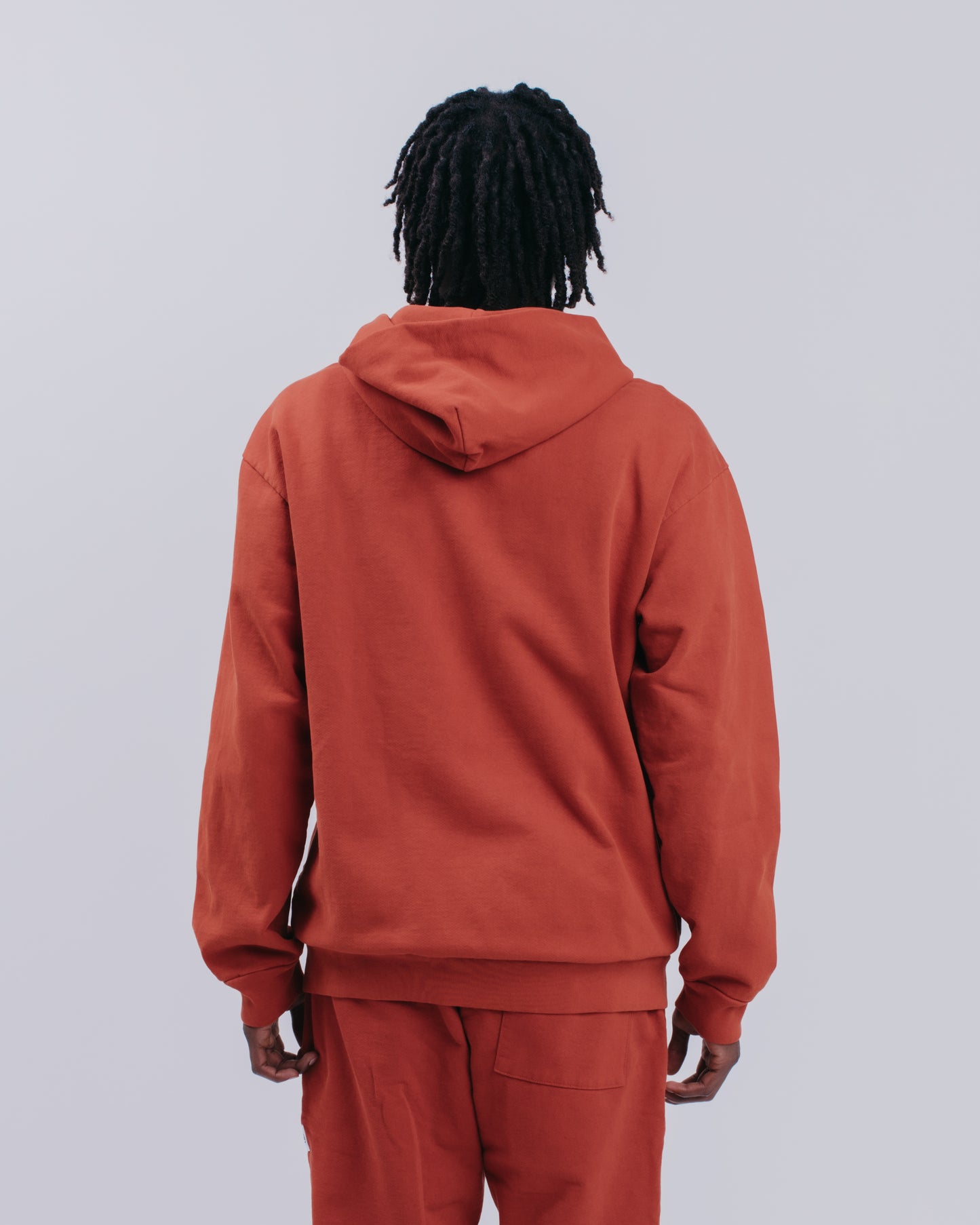 ZIP HOODIE - RUST