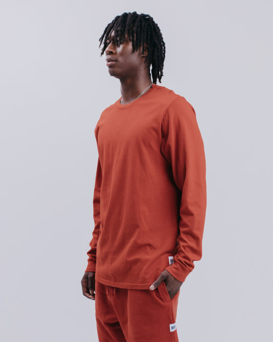 PREMIUM L/S TEE - RUST