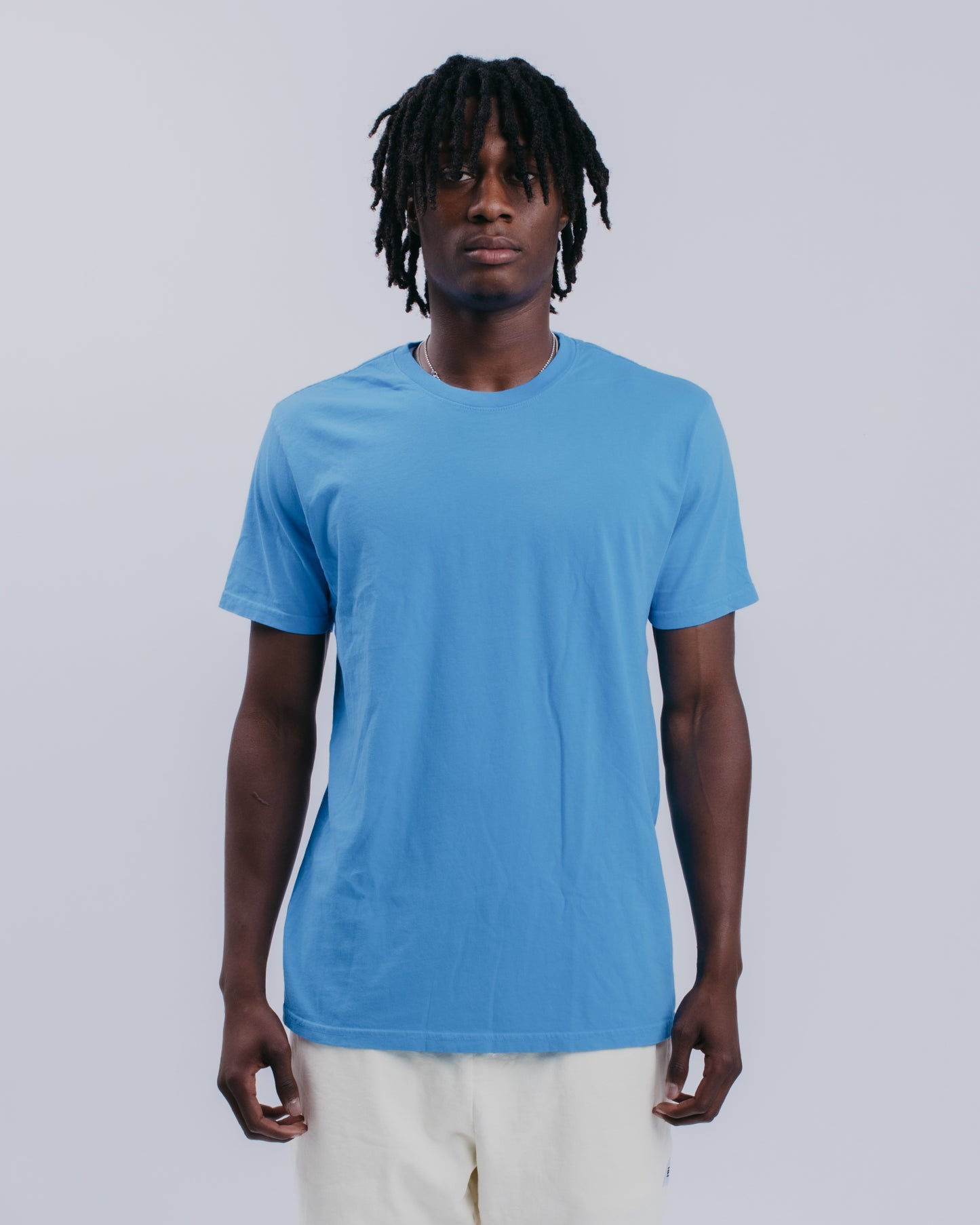 PREMIUM S/S TEE - MEDIUM BLUE