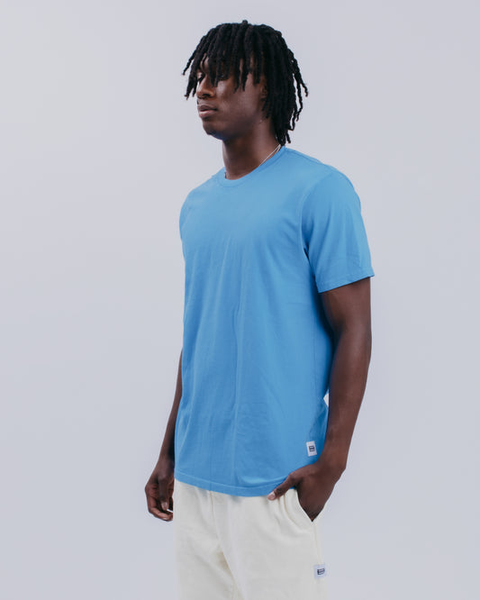 PREMIUM S/S TEE - MEDIUM BLUE
