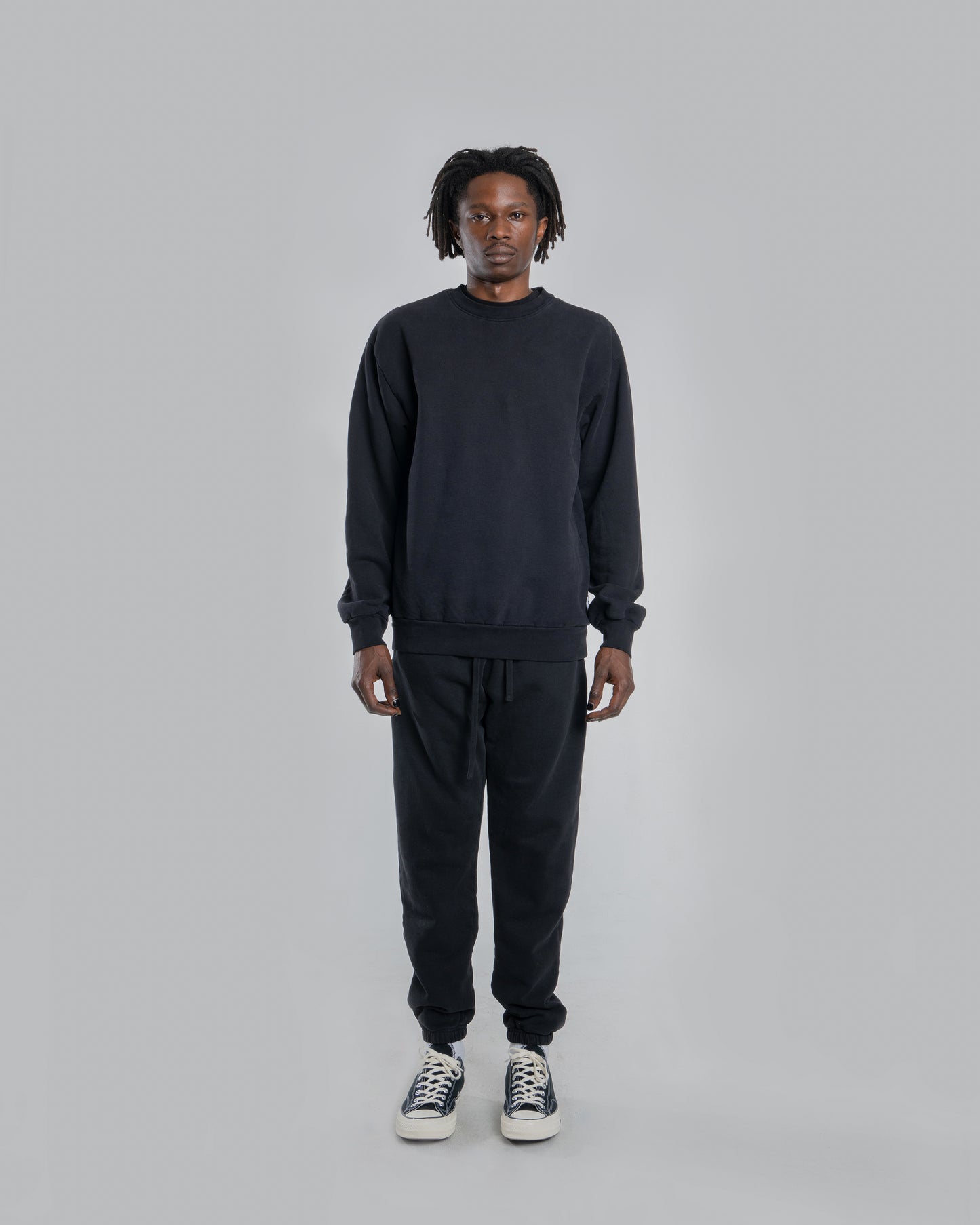 DARVIN SWEATSHIRT - JET BLACK