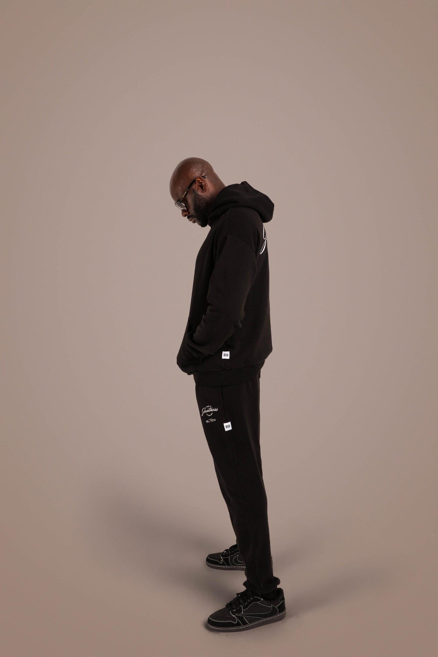 ACTIVELY BLACK COTTON GREATNESS PANTS