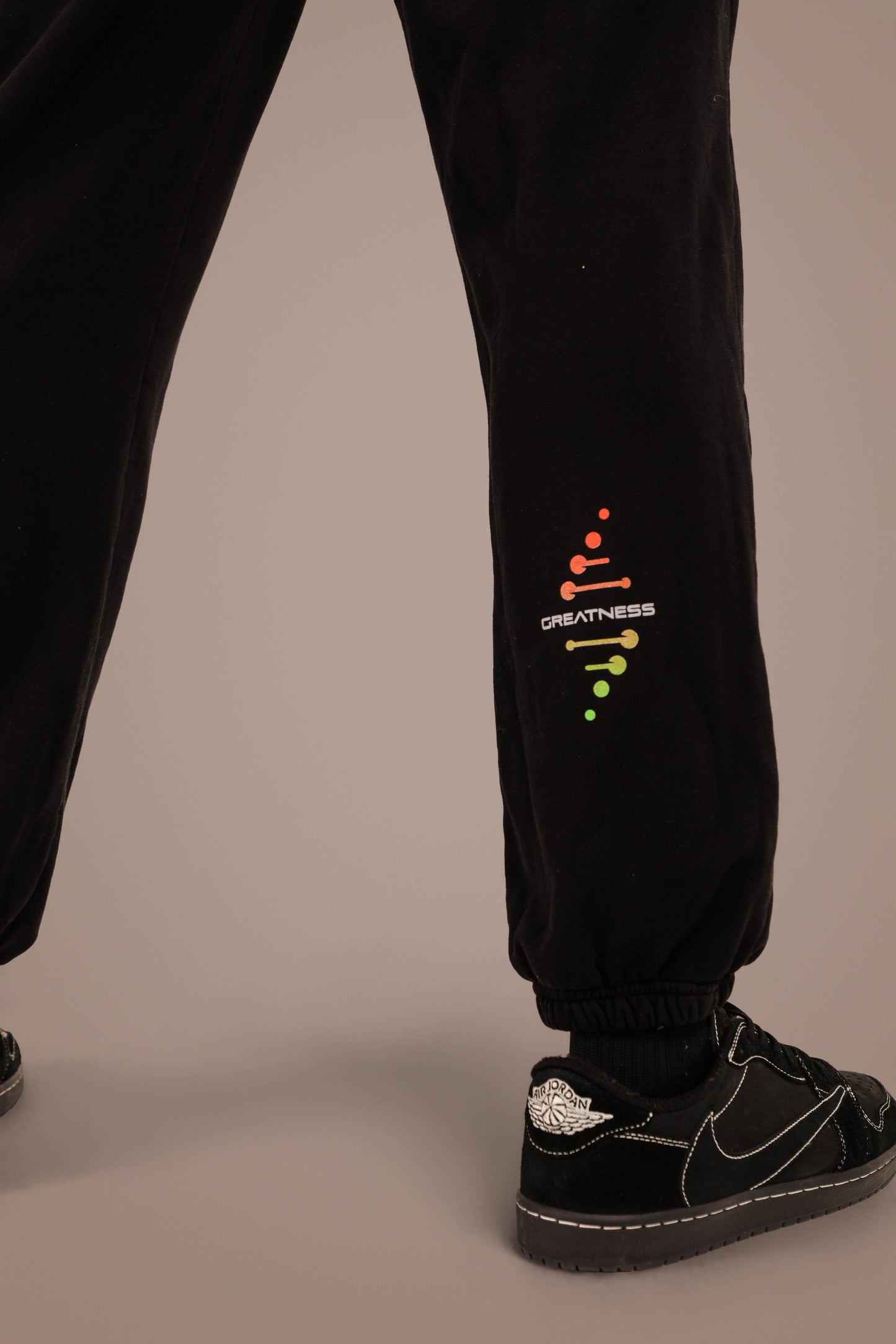 ACTIVELY BLACK COTTON GREATNESS PANTS