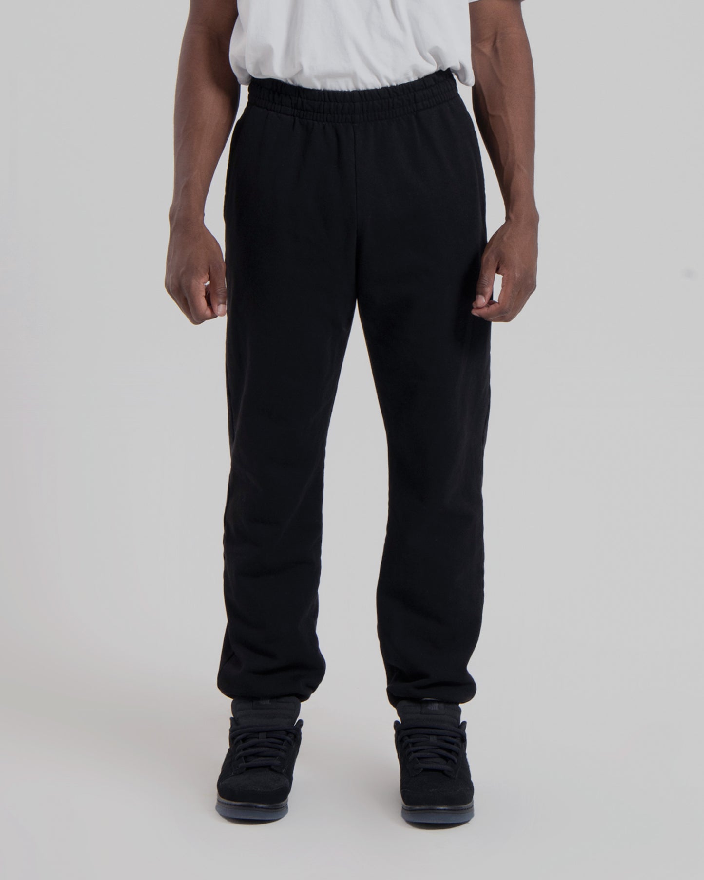 MENS LW FLEECE PANTS - JET BLACK
