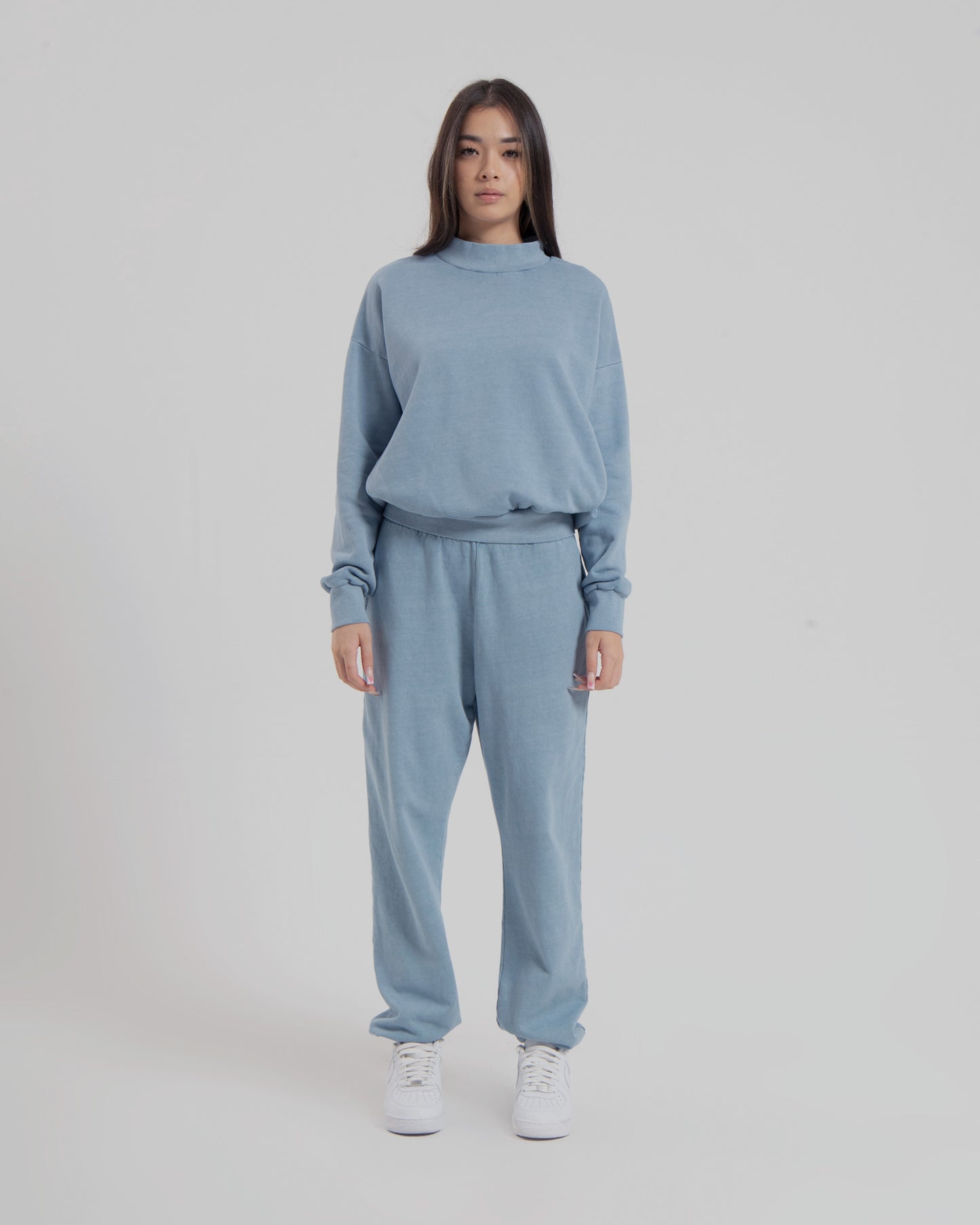 WOMENS LW FLEECE PANTS - STEEL BLUE