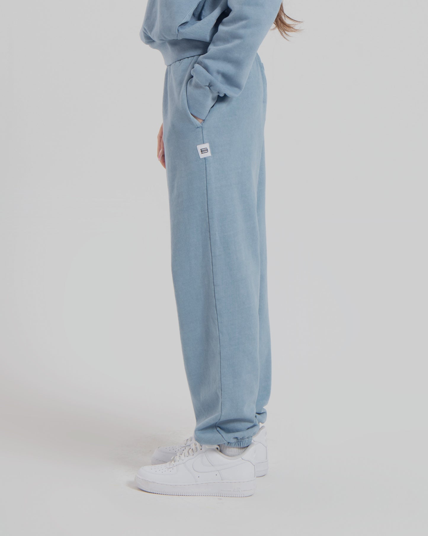 WOMENS LW FLEECE PANTS - STEEL BLUE
