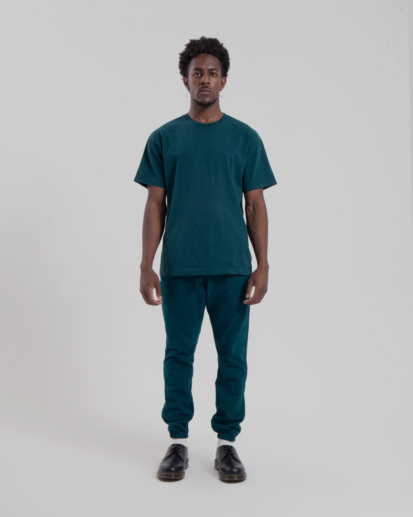 DROP SHOULDER S/S TEE - HUNTER GREEN