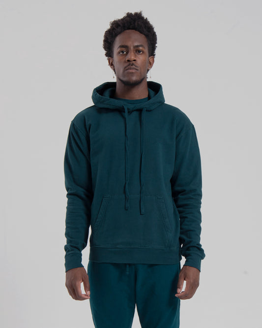 BASIC HOODIE - HUNTER GREEN
