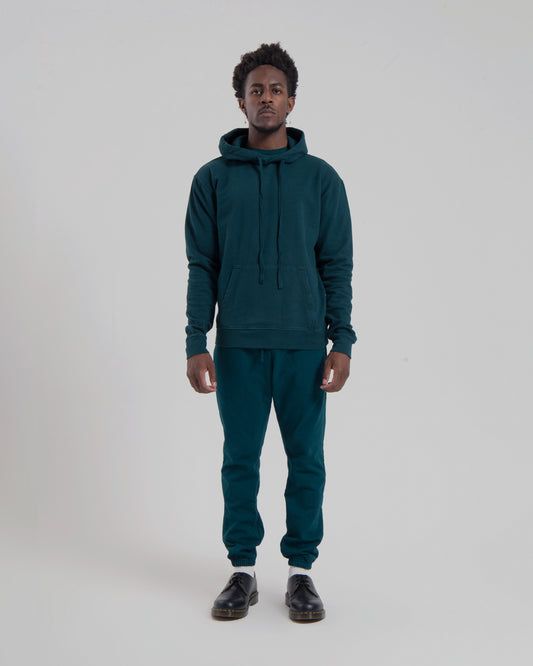 BASIC HOODIE - HUNTER GREEN