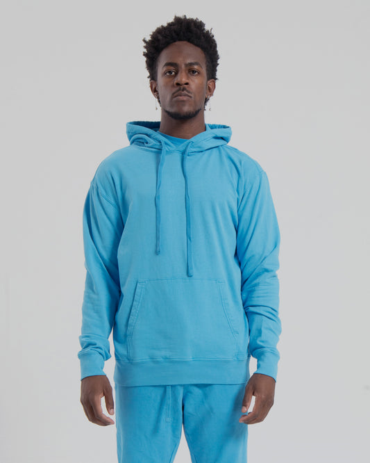 BASIC HOODIE - MEDIUM BLUE