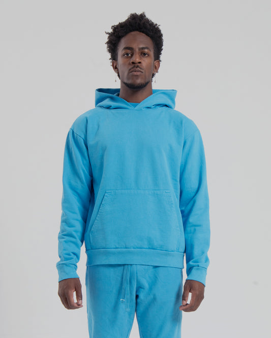HEAVYWEIGHT HOODIE - MEDIUM BLUE