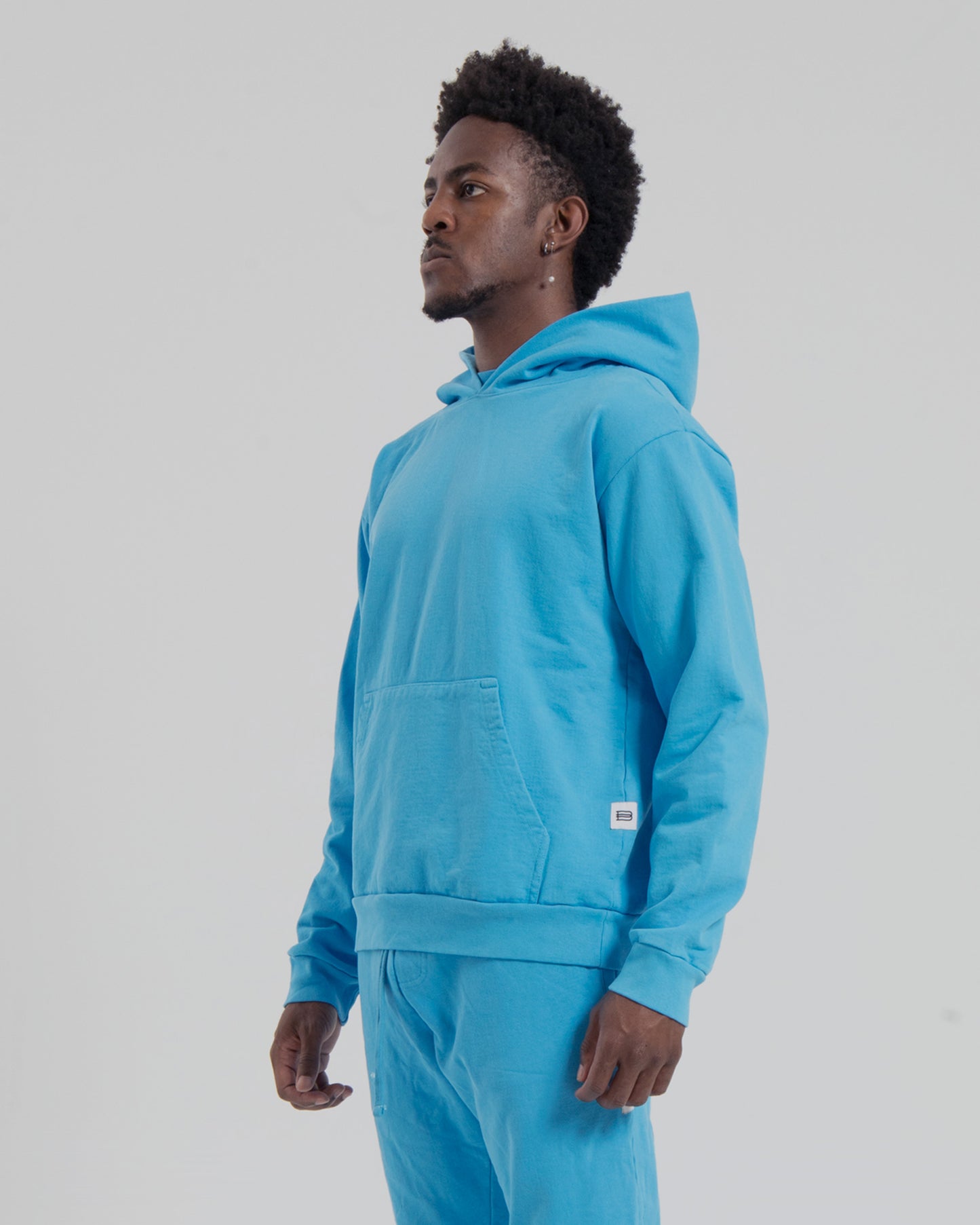 HEAVYWEIGHT HOODIE - MEDIUM BLUE
