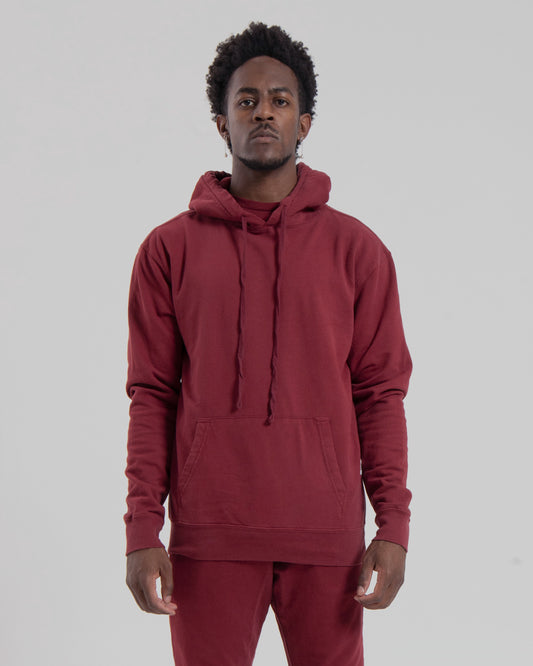 BASIC HOODIE - BURGUNDY