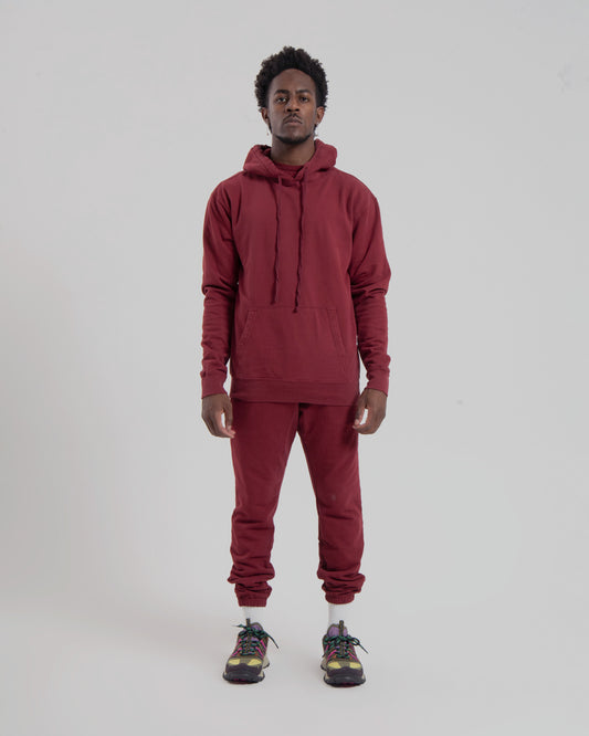 BASIC HOODIE - BURGUNDY