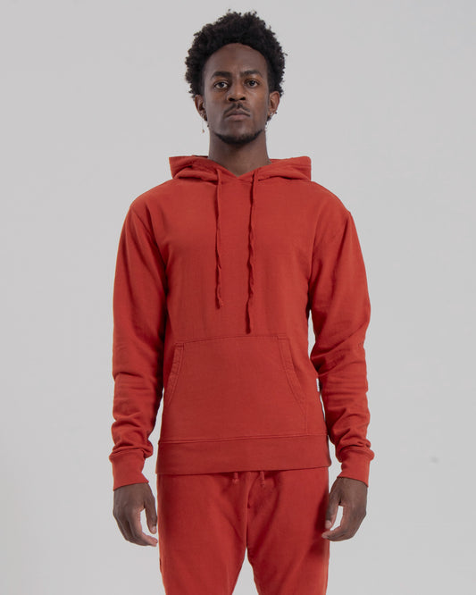 BASIC HOODIE - RUST