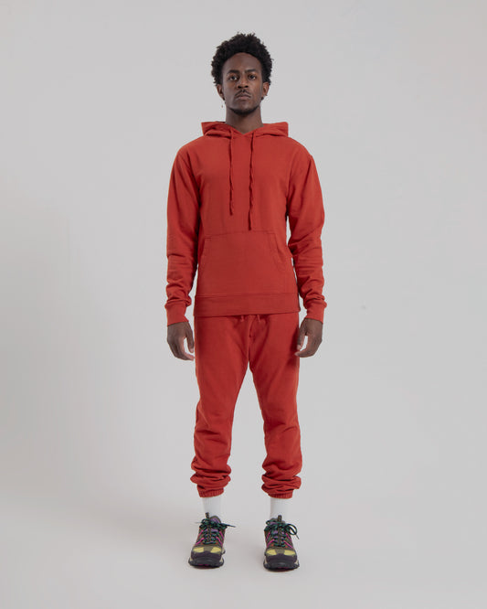BASIC HOODIE - RUST