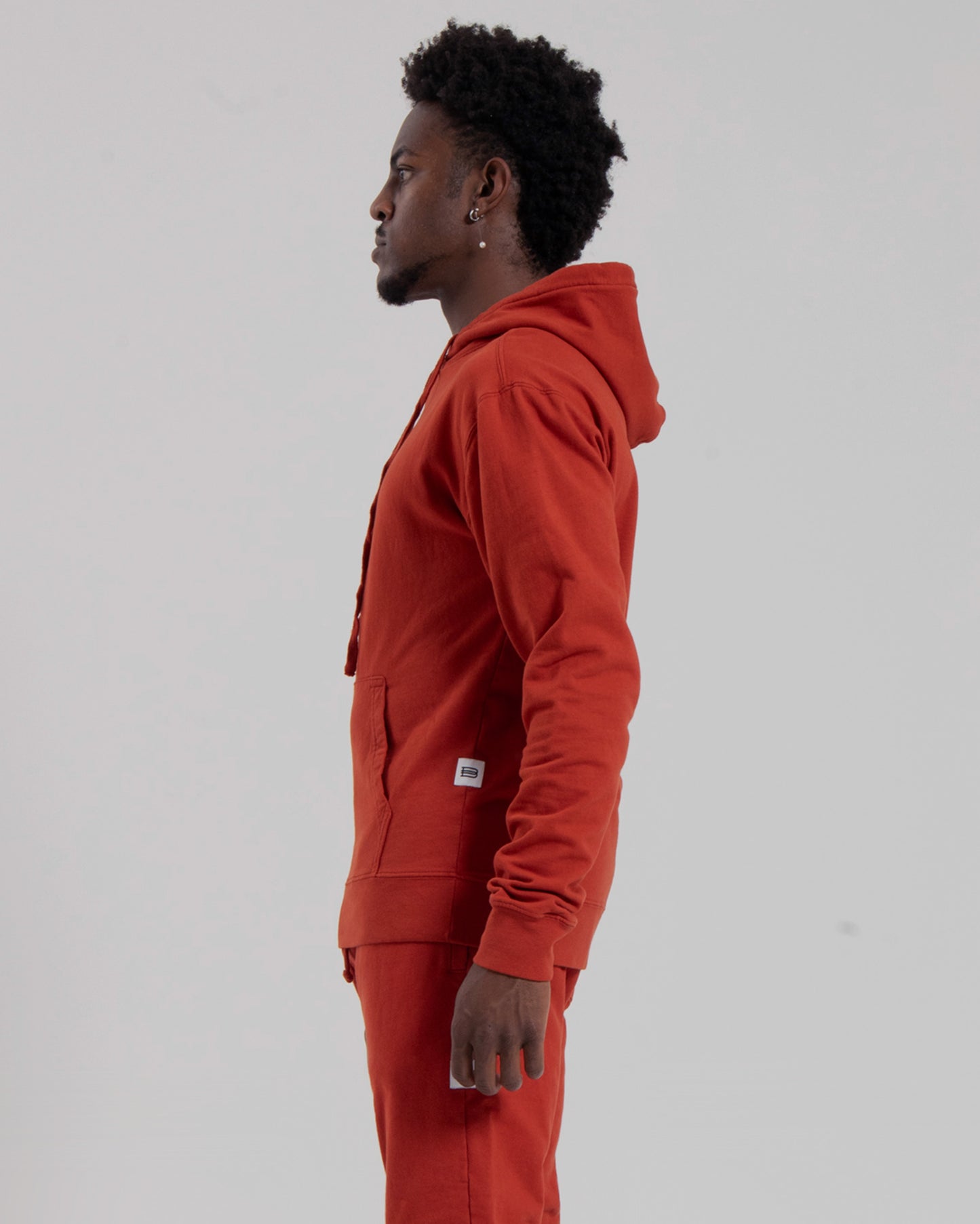 BASIC HOODIE - RUST
