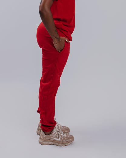 WOMENS SWEATPANTS - LYCHEE