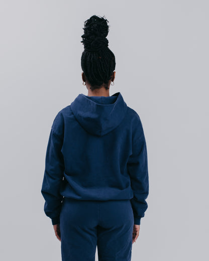 WOMENS ZIP HOODIE - SKY CAPTAIN