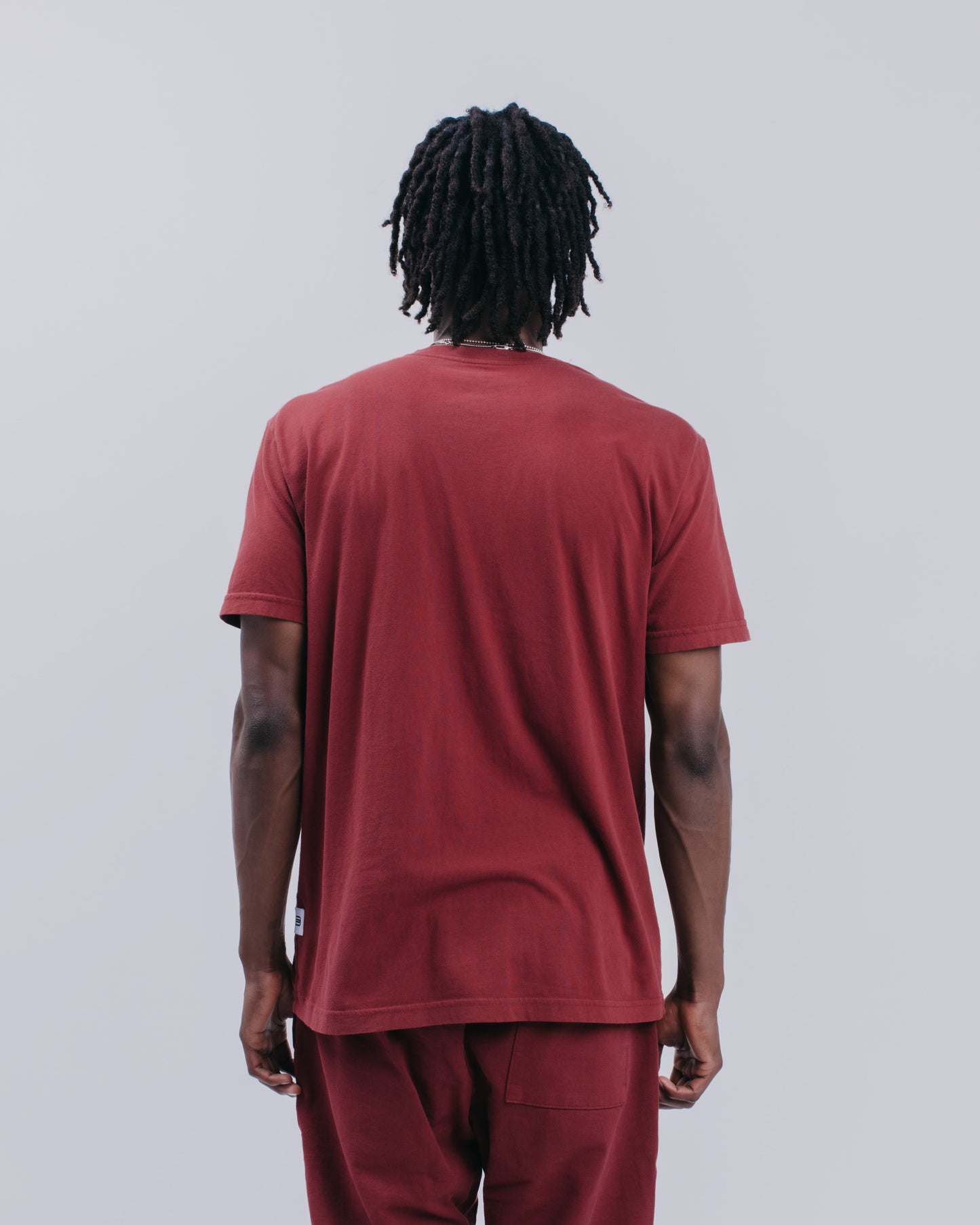 BASIC S/S TEE - BURGUNDY