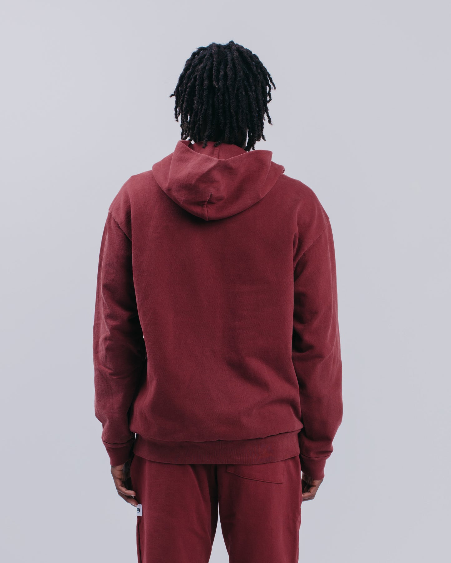 ZIP HOODIE - BURGUNDY