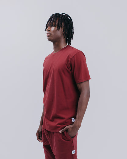 PREMIUM S/S TEE - BURGUNDY
