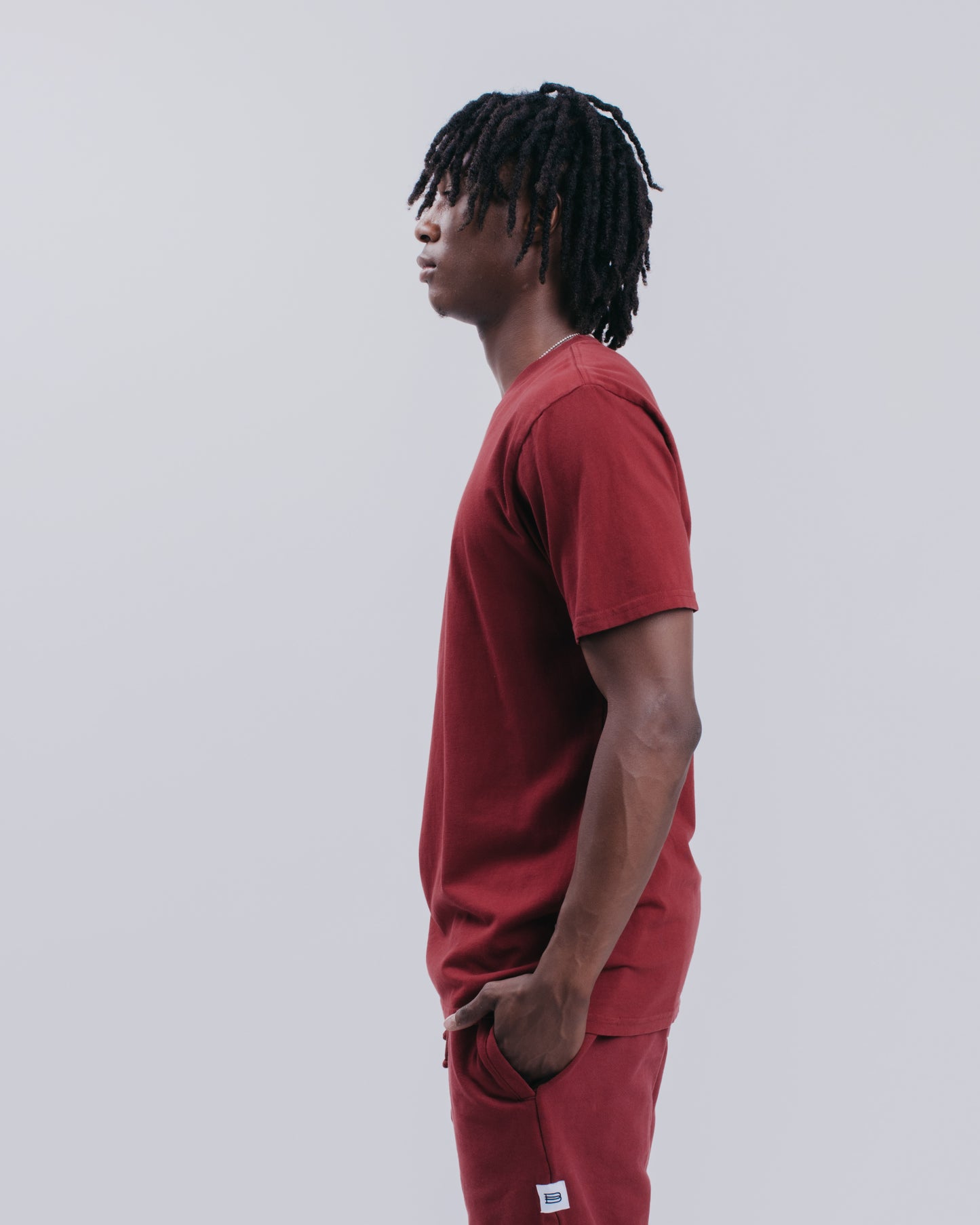 PREMIUM S/S TEE - BURGUNDY