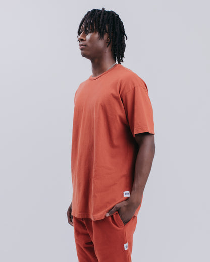 DROP SHOULDER S/S TEE - RUST
