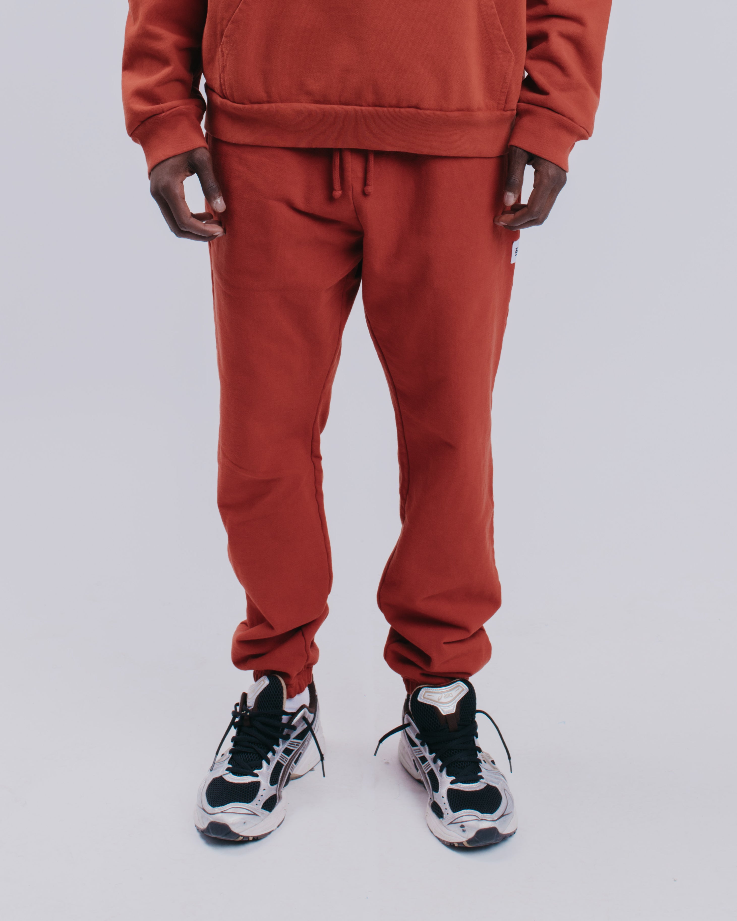 HEAVYWEIGHT SWEATPANT - RUST – Bridgeforth Cotton