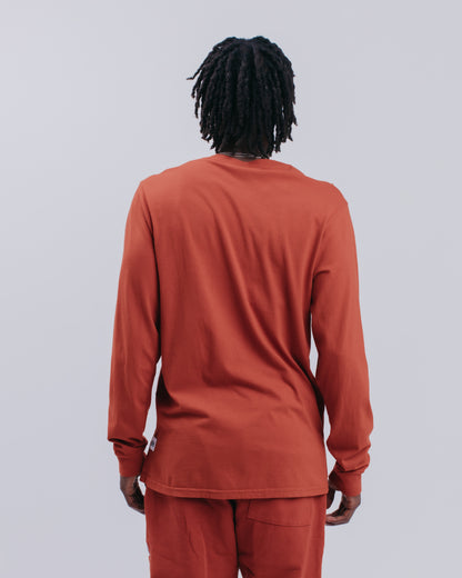 PREMIUM L/S TEE - RUST