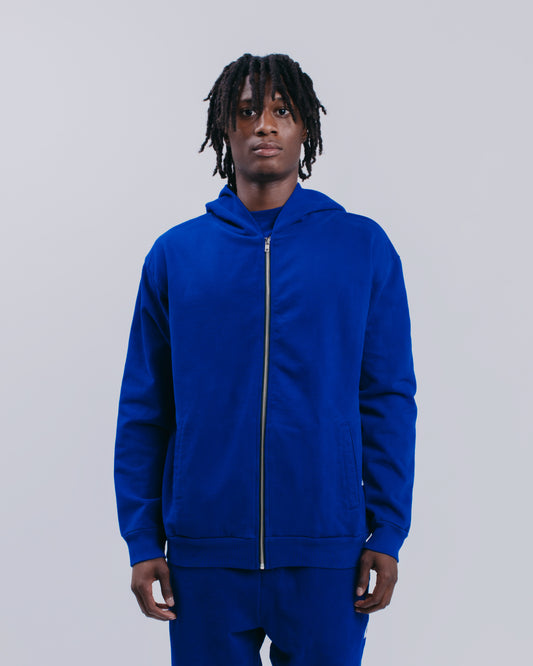 ZIP HOODIE - NAVY