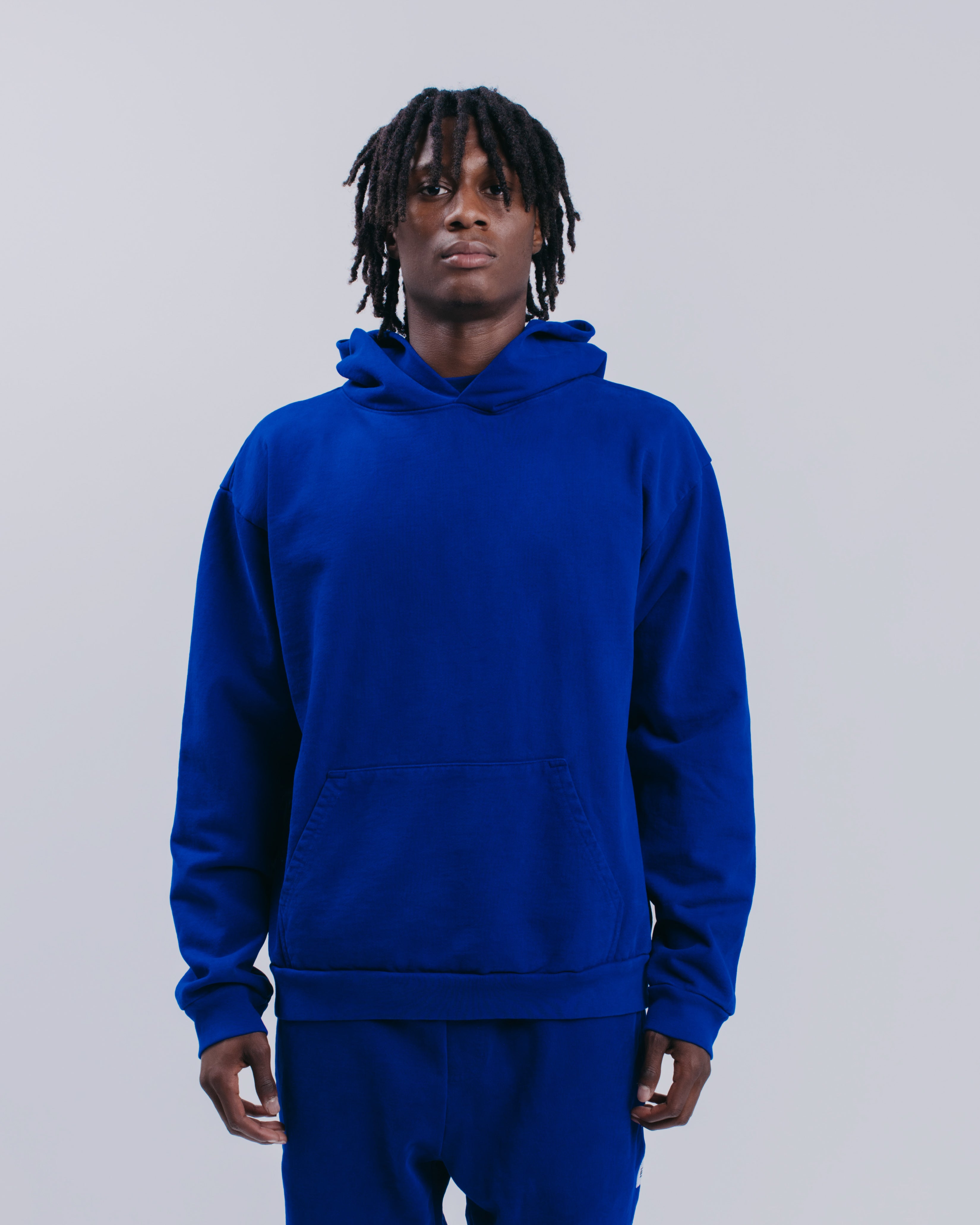 HEAVYWEIGHT HOODIE - NAVY – Bridgeforth Cotton