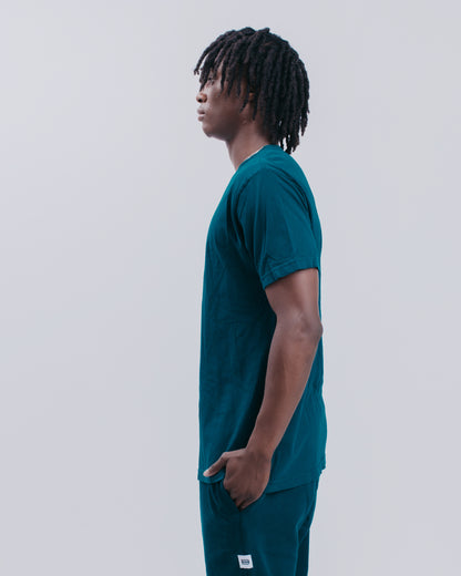 BASIC S/S TEE - HUNTER GREEN