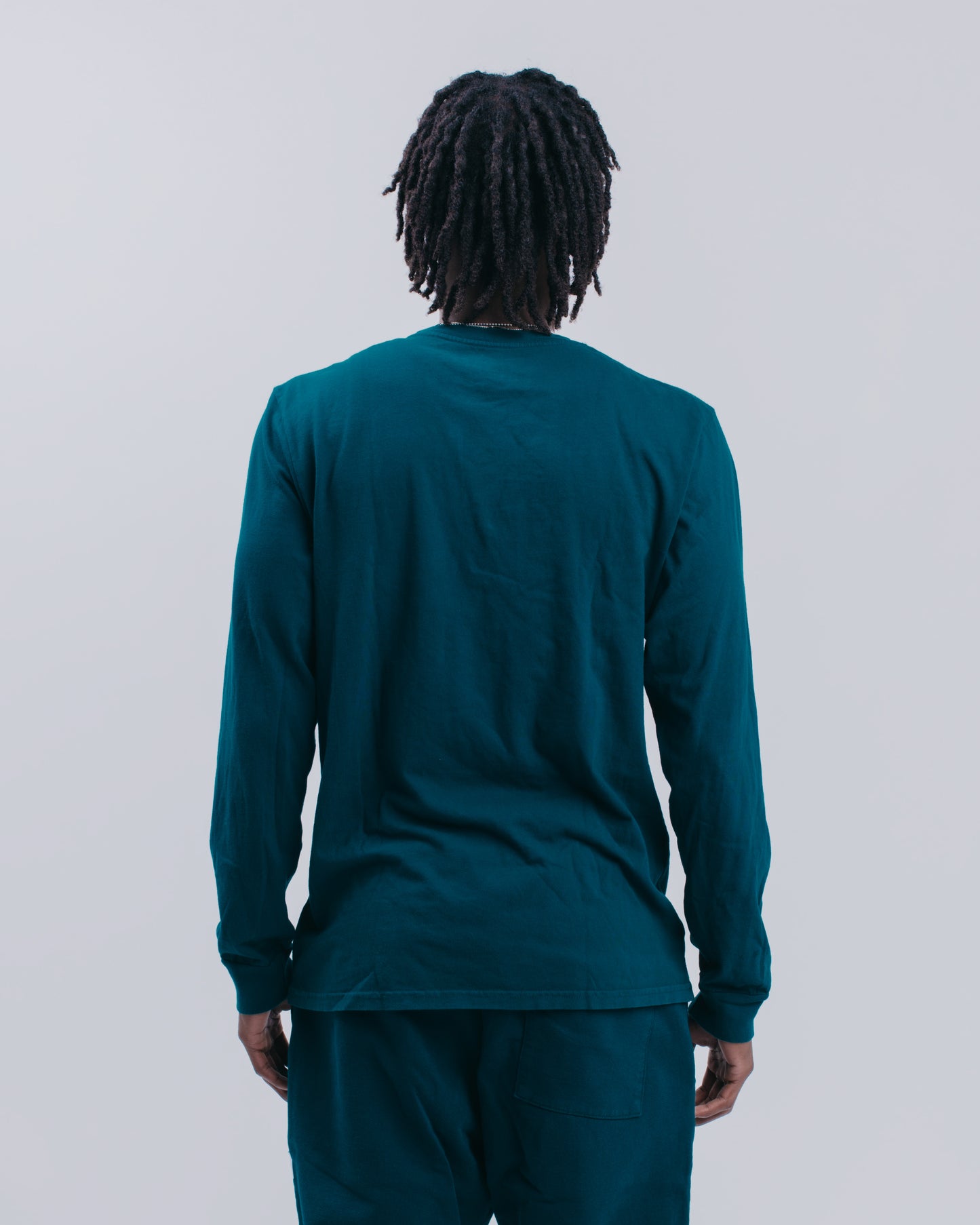 PREMIUM L/S TEE - HUNTER GREEN