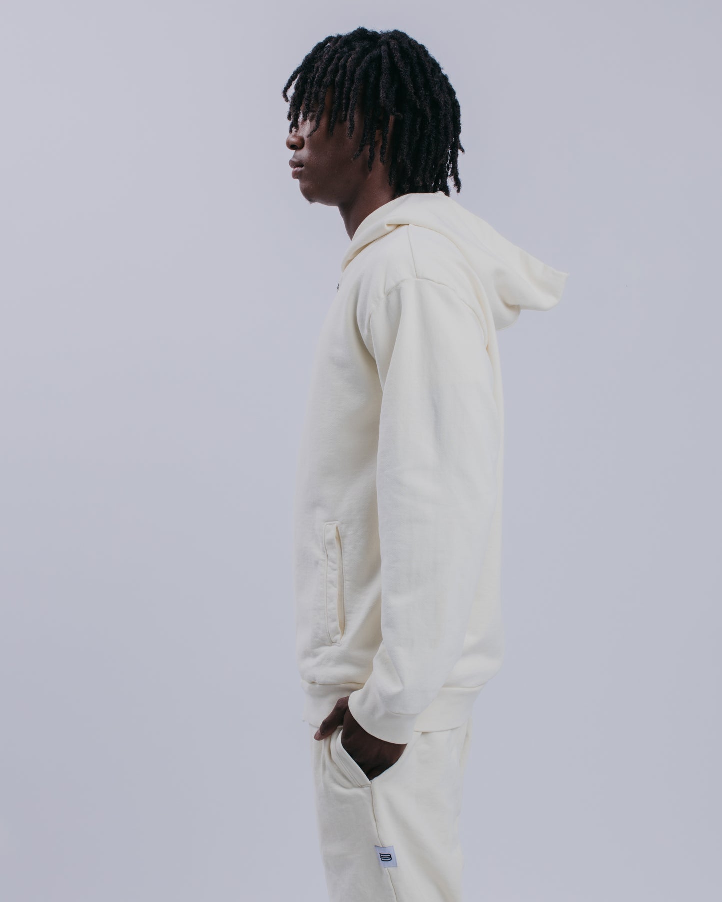 ZIP HOODIE - NATURAL