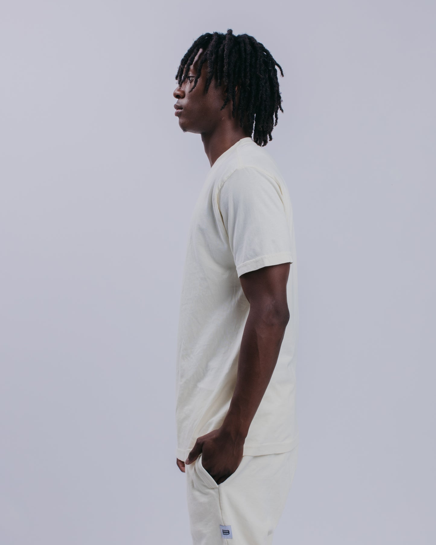 BASIC S/S TEE - NATURAL
