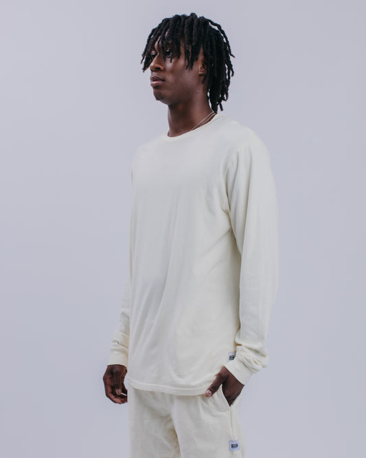 PREMIUM L/S TEE - NATURAL