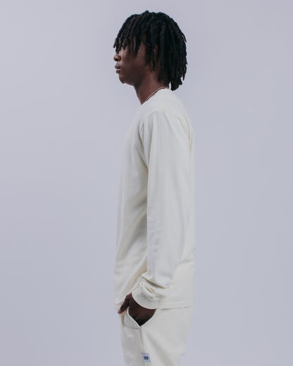 PREMIUM L/S TEE - NATURAL