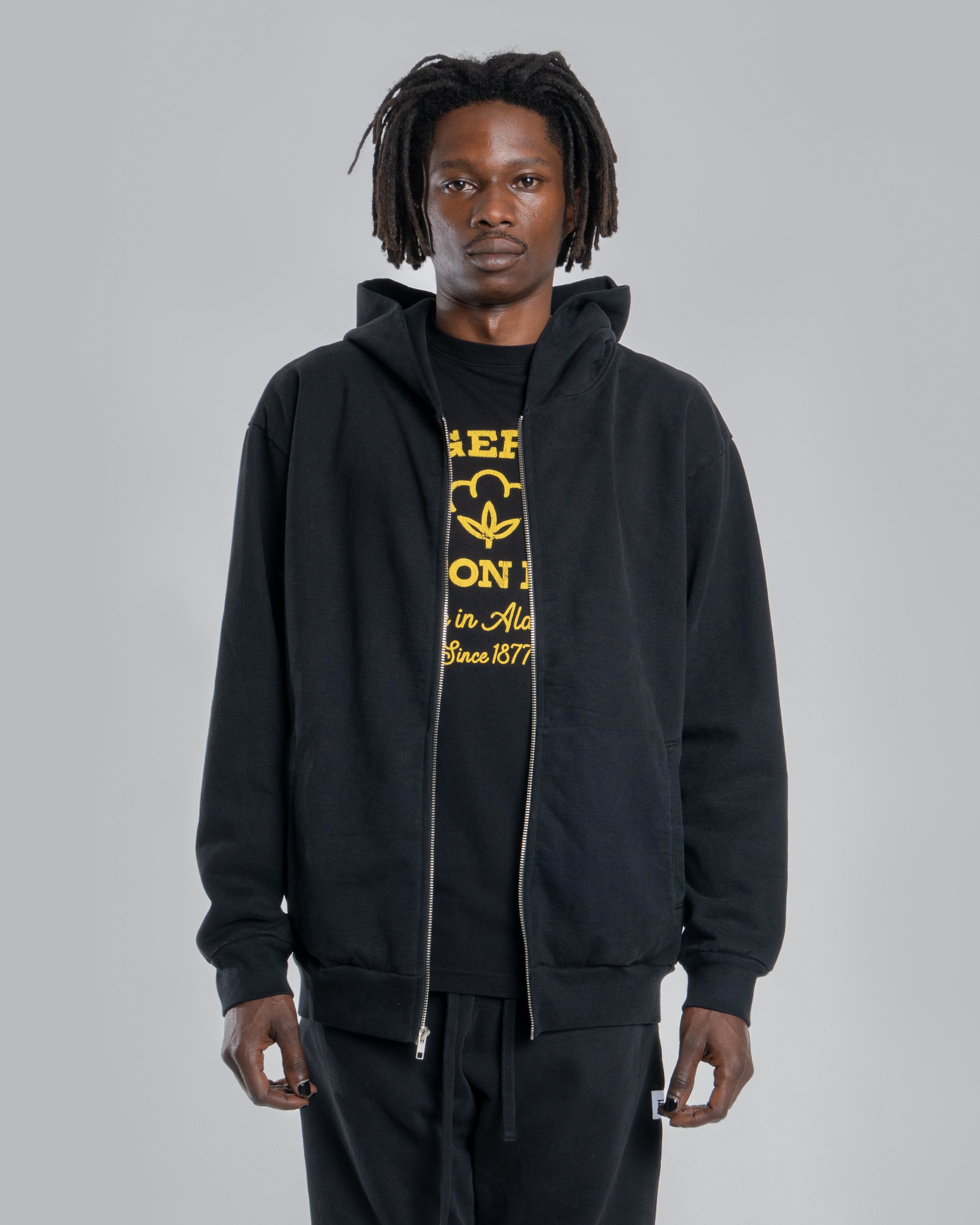 PERKINS ZIP - JET BLACK – Bridgeforth Cotton