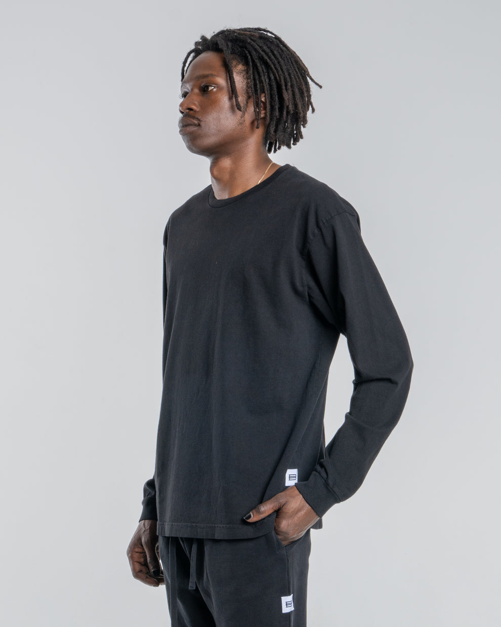 Bridgeforth Cotton PERKINS LS-P - JET BLACK – Bridgeforth Cotton
