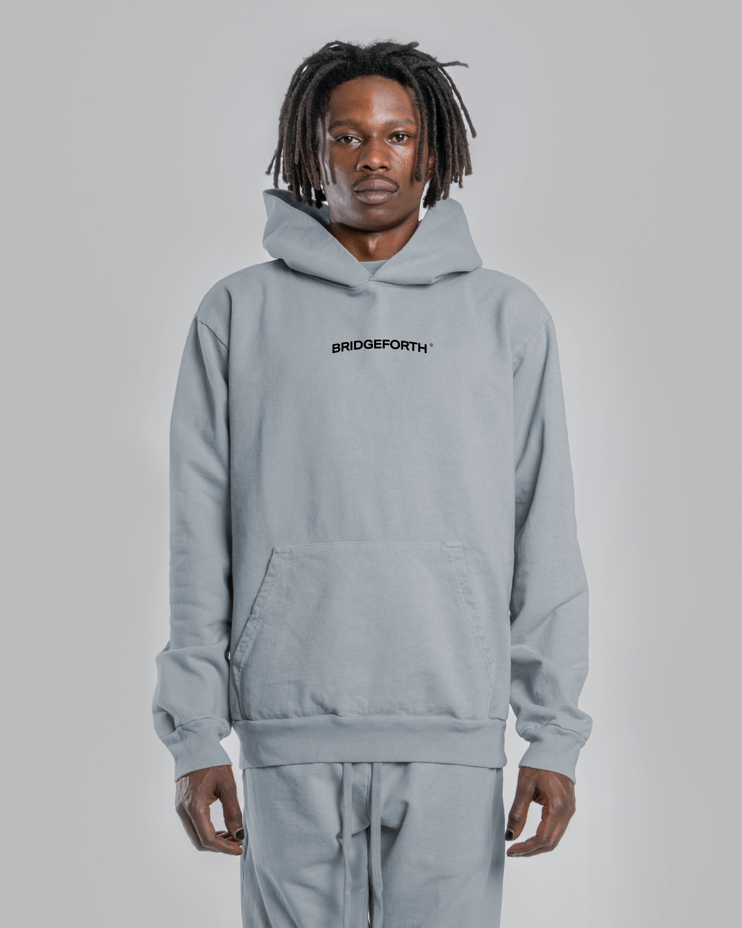 BRIDGEFORTH ARCH HEAVYWEIGHT HOOD - LIGHT GREY