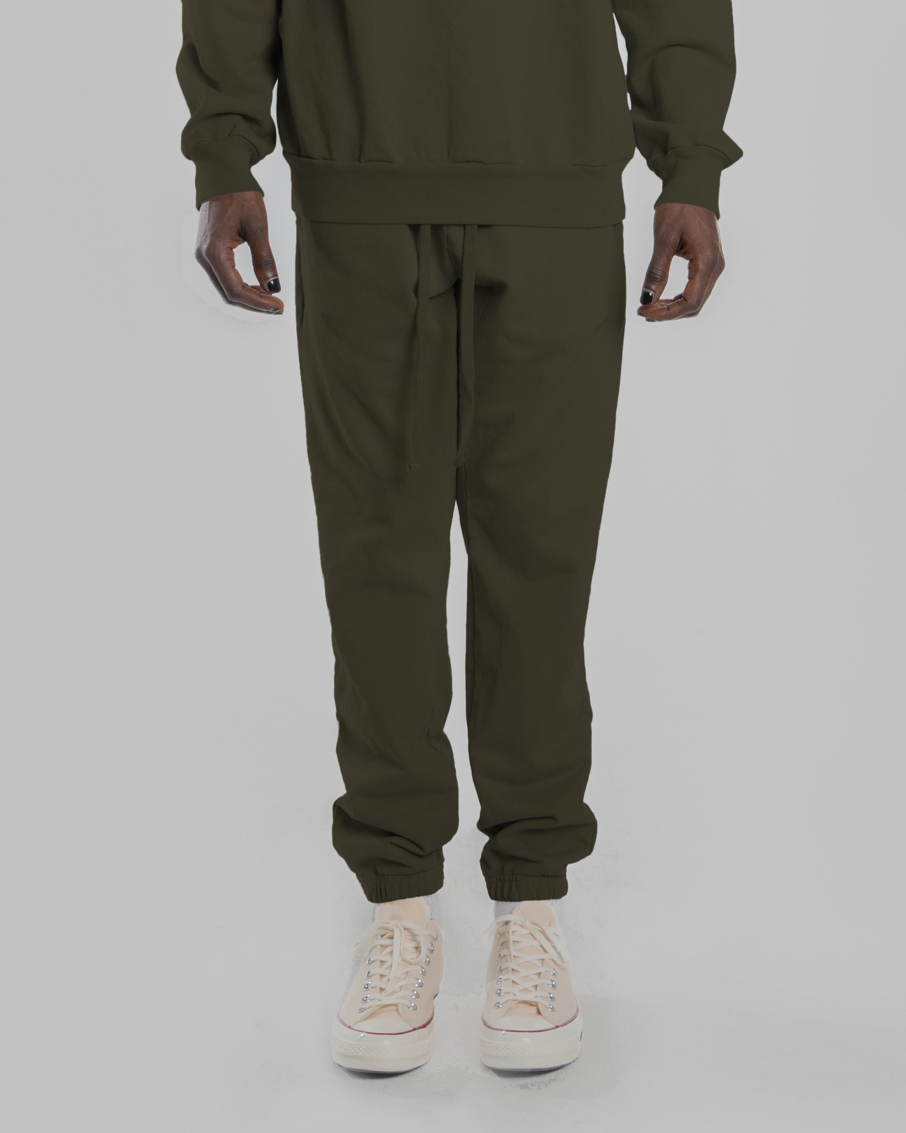 BILLY HEAVYWEIGHT SWEATPANT - OLIVE NIGHT – Bridgeforth Cotton