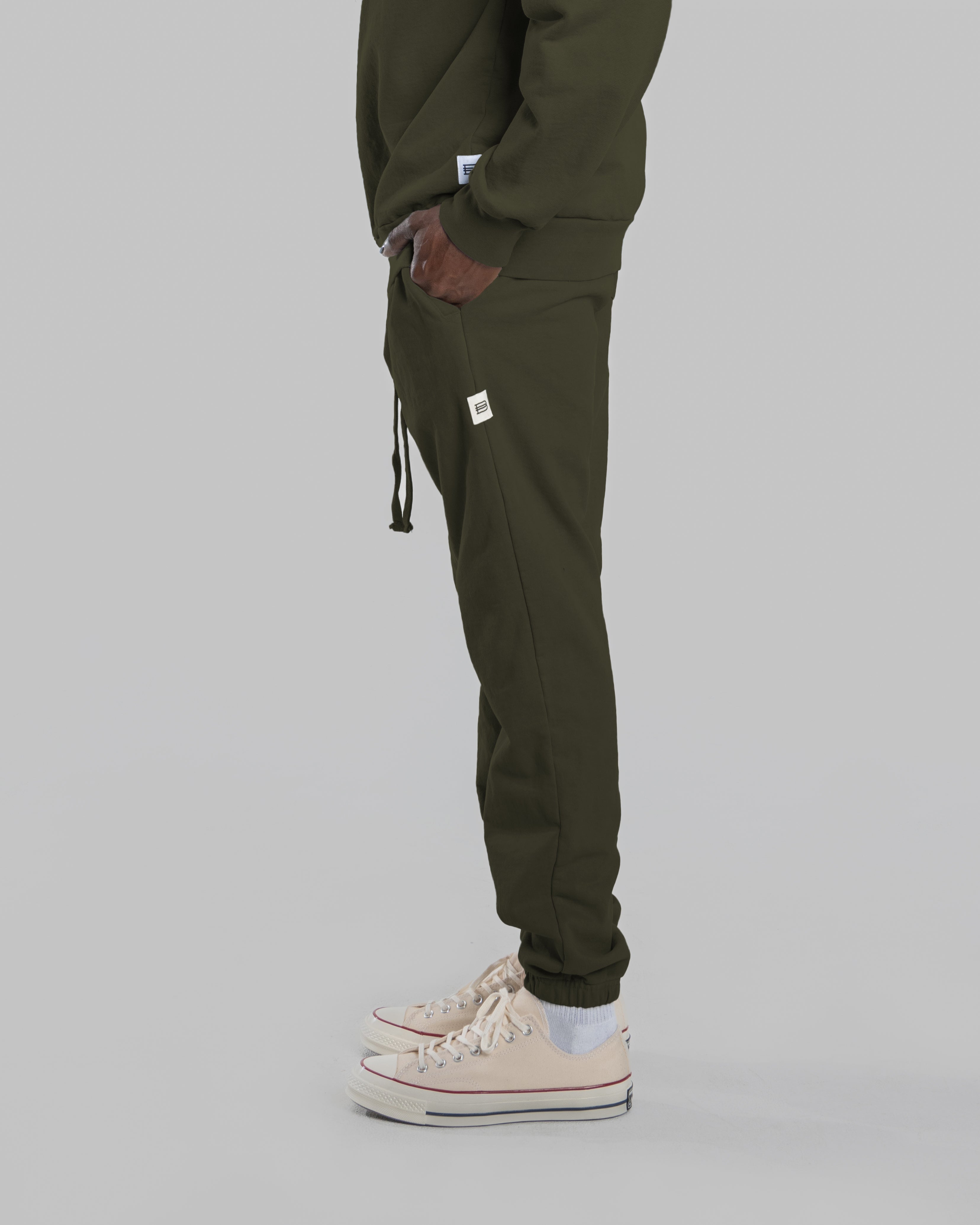 BILLY HEAVYWEIGHT SWEATPANT - OLIVE NIGHT