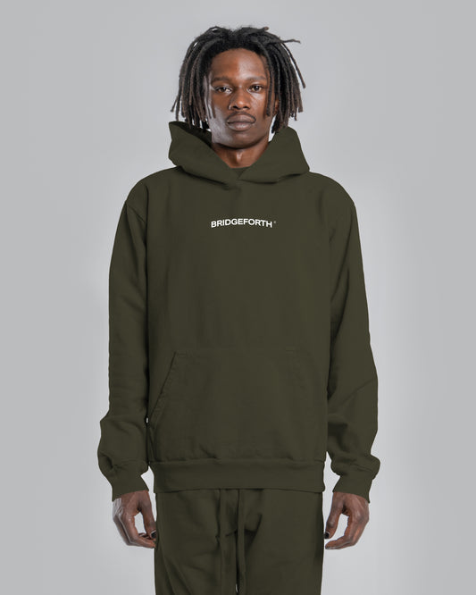 BRIDGEFORTH ARCH HEAVYWEIGHT HOOD - OLIVE NIGHT