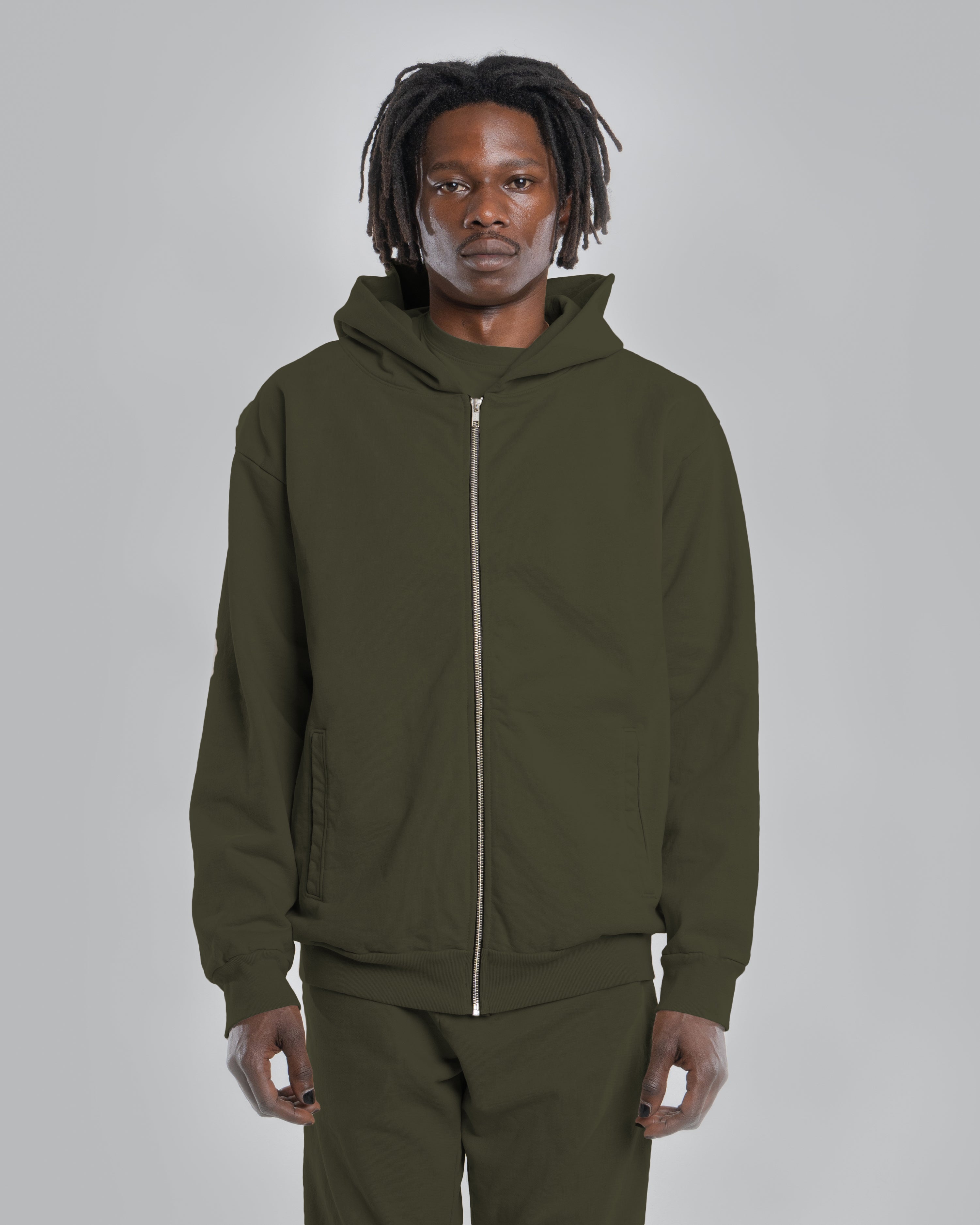 PERKINS ZIP - OLIVE NIGHT – Bridgeforth Cotton